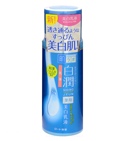 HADA LABO Shiro-Jyun Whitening Emulsion (Milky Lotion) w/ Arbutin - 140ml