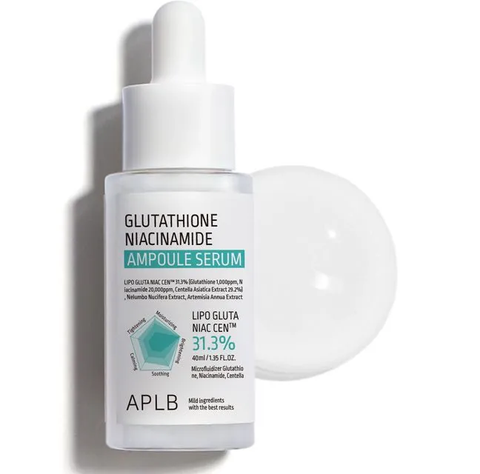 APLB - Glutathione Niacinamide Ampoule Serum now available at www.Barefection.com. Visit us for product details and our latest offers!