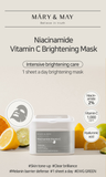 MARY & MAY Niacinamide Vitamin C Brightening Mask Pack now available at ww.Barefection.com. Visit us for product information and our latest offers!