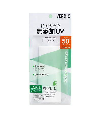 Verdio UV Moisture Gel Sunscreen SPF 50+ PA++++ - 80G available at www.Barefection.com. Visit us for product details and our latest offers!