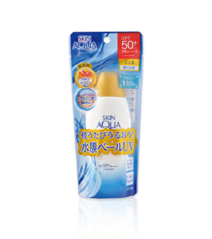 Rohto Skin Aqua UV Super Moisture Gel SPF 50+ PA++++ - 110g Bottle (Renewed version)