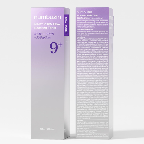 Numbuzin No.9 NAD+ PDRN Glow Boosting Toner now available at www.Barefection.com. Visit us for product details and our latest offers!