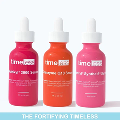 The FORTIFYING TIMELESS Set : Matrixyl 3000 + Coenzyme Q10 + Matrixyl Synthe'6  Serums - each 1 oz / 30ml